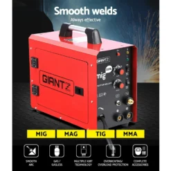 Giantz Welder Inverter MIG MMA TIG 4 IN 1 220 Amp Gas Gasless Wire Portable Welding 10 Giantz Welder Inverter MIG MMA TIG 4 IN 1 220 Amp Gas Gasless Wire Portable Welding -Outdoor Equipment Sales Shop t2 EGl6goHzEDsYdFd fT7a1Y