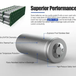 Atem Power 12V 100Ah Lithium Battery LiFePO4 Deep Cycle+Voltage Sensitive Relay 12 Atem Power 12V 100Ah Lithium Battery LiFePO4 Deep Cycle+Voltage Sensitive Relay -Outdoor Equipment Sales Shop u0rzgiIdbmJoz0edhVB2sF4Qs