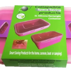Collapsible Silicone Rectangle Container XXL 5L