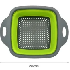 BR Square Draining Basket Collapsible Silicone Kitchen Storage Bag Fruit And Vegetable Basket Folding Filter -Outdoor Equipment Sales Shop uwikpBg2RmW9v7gKMpAzfP59w