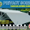On The Road RV Caravan Awning Privacy Screen 4.6m