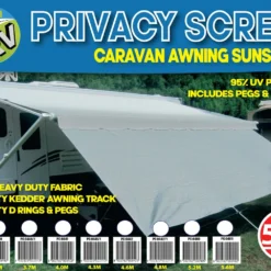 On The Road RV Caravan Awning Privacy Screen 5.6m