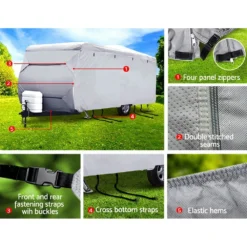 Weisshorn 18-20ft Caravan Cover Campervan 4 Layer Heavy Duty UV Carry Bag Covers -Outdoor Equipment Sales Shop wc3cbgbJgBa7MwPtl38e3DOPQ