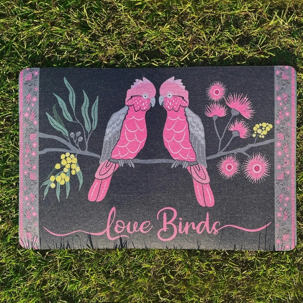 Love Birds Doormat 3 Love Birds Doormat - Image 3