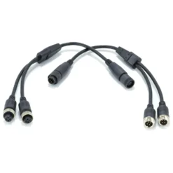 6pin MiniDIN To 2x Standard 4 Pin