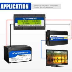 Atem Power 200 AMP Digital Volt Watt Meter Caravan Camping Solar 12V 12 Atem Power 200 AMP Digital Volt Watt Meter Caravan Camping Solar 12V -Outdoor Equipment Sales Shop xbCsQDhmDiqfgXIKrYg6TnnzY