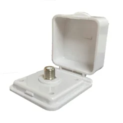 Square Tv Inlet White