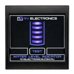 Slimline Water Level Indicator Single Tank Gauge Black