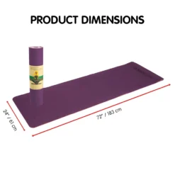 Powertrain Eco-Friendly TPE Pilates Exercise Yoga Mat 8mm - Dark Purple 9 Powertrain Eco-Friendly TPE Pilates Exercise Yoga Mat 8mm - Dark Purple -Outdoor Equipment Sales Shop z7pop5jrRb i f7iuTvIIluDU